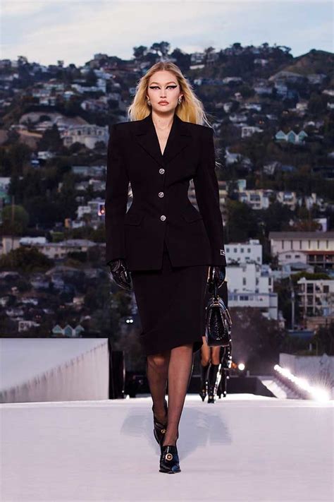 versace winter outfits|versace fashion show.